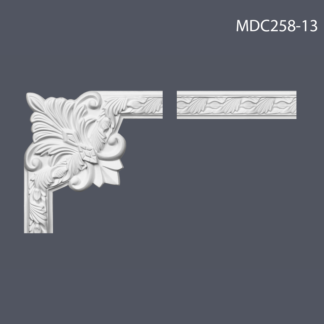 Coltar decorativ mdc258-13 pentru braul mdc258, 25.5 x 25.5 x 5.4 cm, mardom decor 